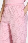 Zivame Farm Lore Knit Cotton Pyajama Set - Almond Blossom — thumbnail 6